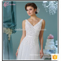 Spaghetti strap sexy slim fit chapel train lace applique backless ball gown alibaba wedding dress